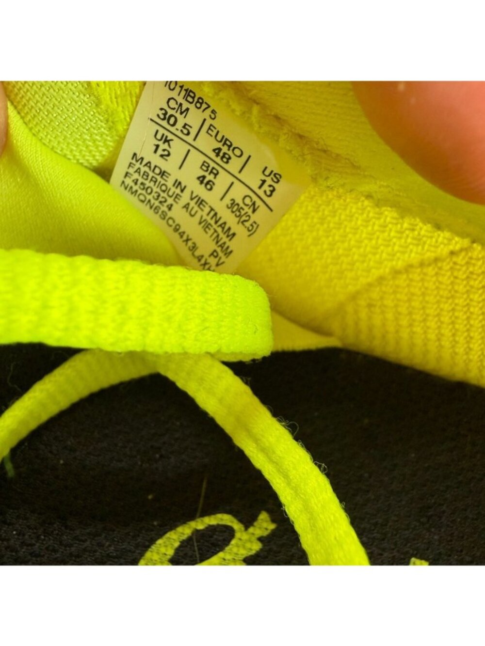 ASICS Magic Speed 4 Shoes Mens Size 13 Vibrant Yellow Running Trainer Gym - Picture 10 of 12